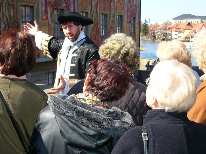 Bamberg: 1-Hour Theatrical Humor Tour With Costumed Guide - Tour Route and Accessibility