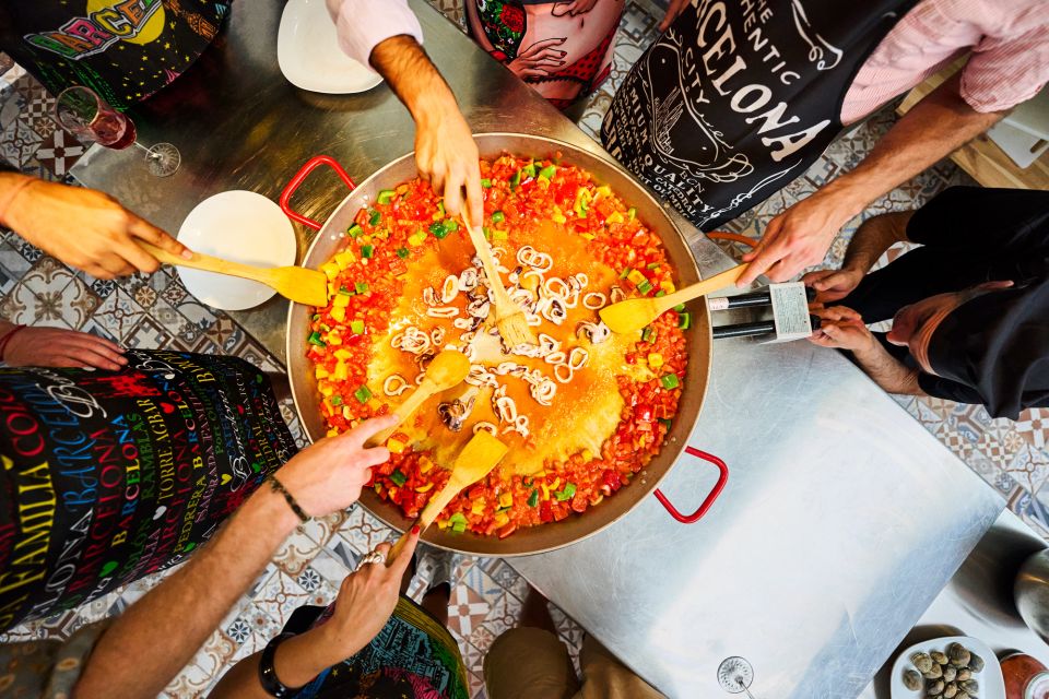 Barcelona: Paella Cooking Class With Market Visit and More - Sangria Preparation