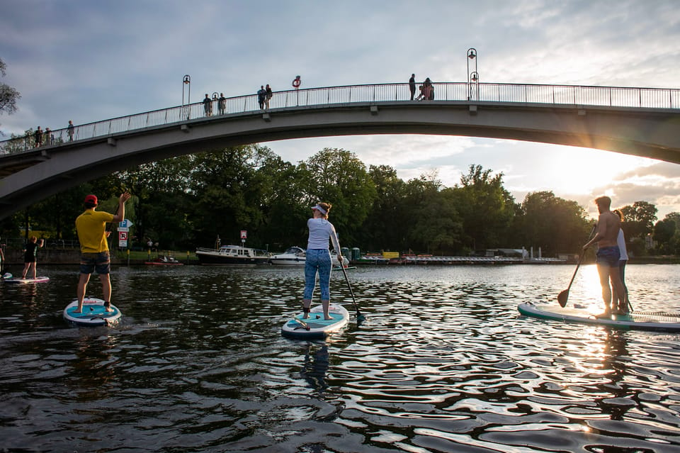 Berlin: SUP Sunset Tour to the Molecule Man - Getting to the Meeting Point