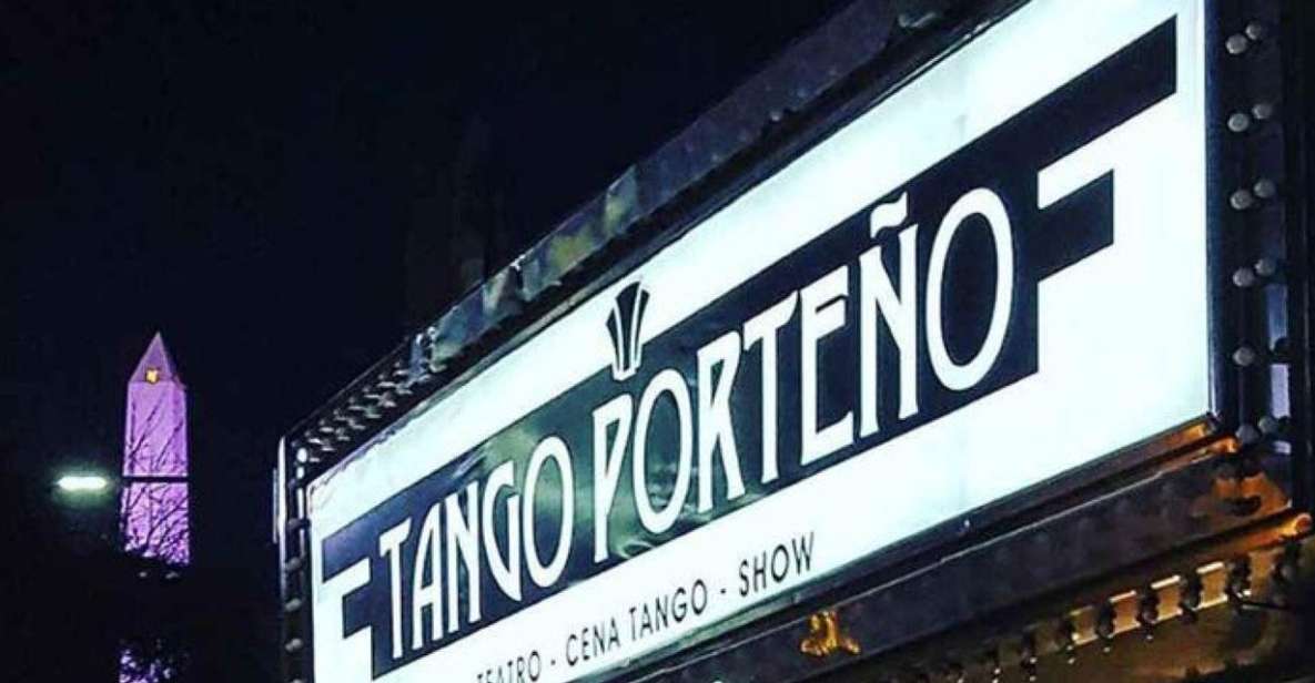 Buenos Aires: Porteño Tango Show Ticket With Dinner Option - Tips for a Great Experience