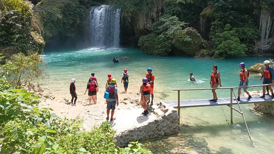 Cebu Moalboal Adventure Combo: Snorkel & Canyoneering +Lunch - Canyoneering Adventure