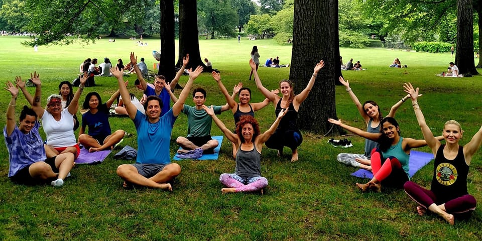 Central Park, New York: Yoga Classes in the Park Since 2012 - Childrens Participation