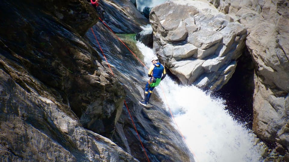 Champdepraz:Canyoning Sporting Spirit in the Chalamy Torrent - Pricing and Booking Information