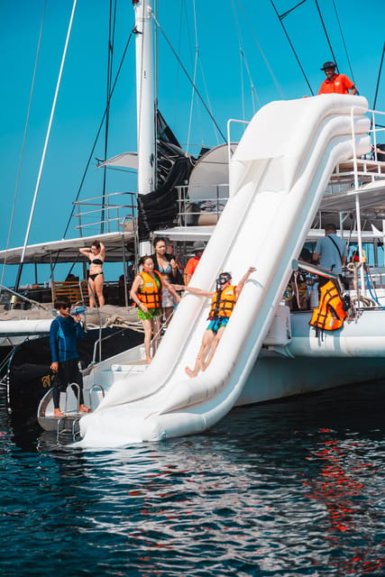 Coral & Racha : Smilerainbow Catamaran Tour With Waterslide - Island Destinations and Attractions