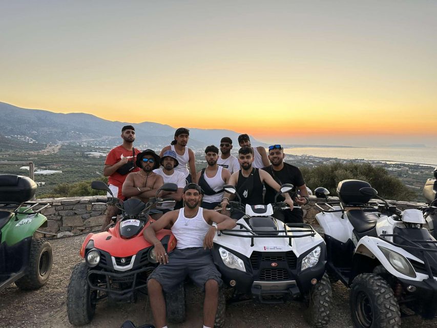 Crete: Off-Road Quad Safari Evening Tour With Hotel Transfer - Safety Measures