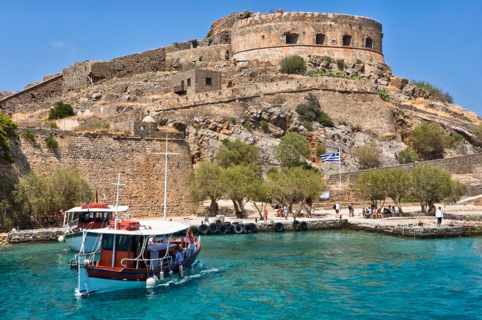 Crete: Spinalonga Boat Tour With BBQ & Agios Nikolaos - Departure and Sailing