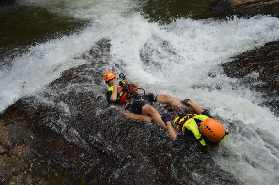 Da Lat Canyon Explorer: Unveiling Vietnams Hidden Gems - River Crossing and Activities