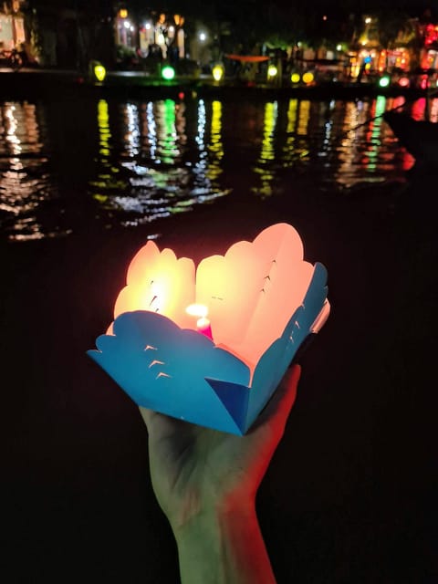 Da Nang : Basket Boat Ride - Hoi An City - Release Lantern - Lantern Release