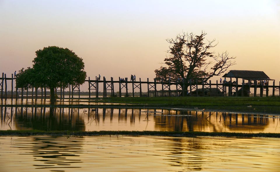 Day Trip to Sagaing Ava and Amarapura From Mandalay - U Bein Bridge Visit