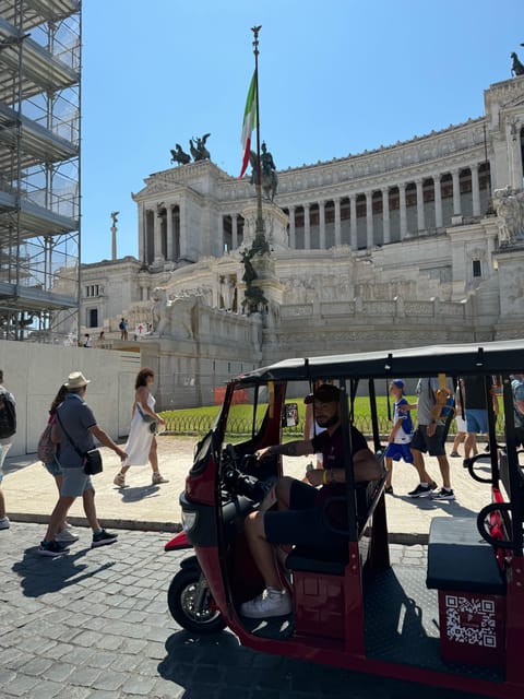 E-tuk Tour: Rome in a Day - Eco-Friendly Transportation