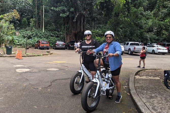 Electric Bike Ride & Manoa Falls Hike Tour - Lunch at a Local Eatery