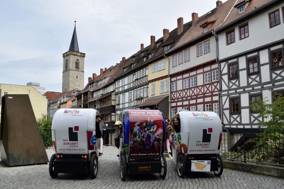 Erfurt: Private Guided Classic Old Town E-Rickshaw Tour - Duration and Price