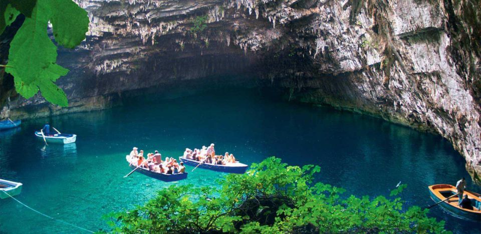 From Argostoli: Melissani Lake, Myrtos Swim & Local Tastings - Melissani Lake and Myrtos Beach