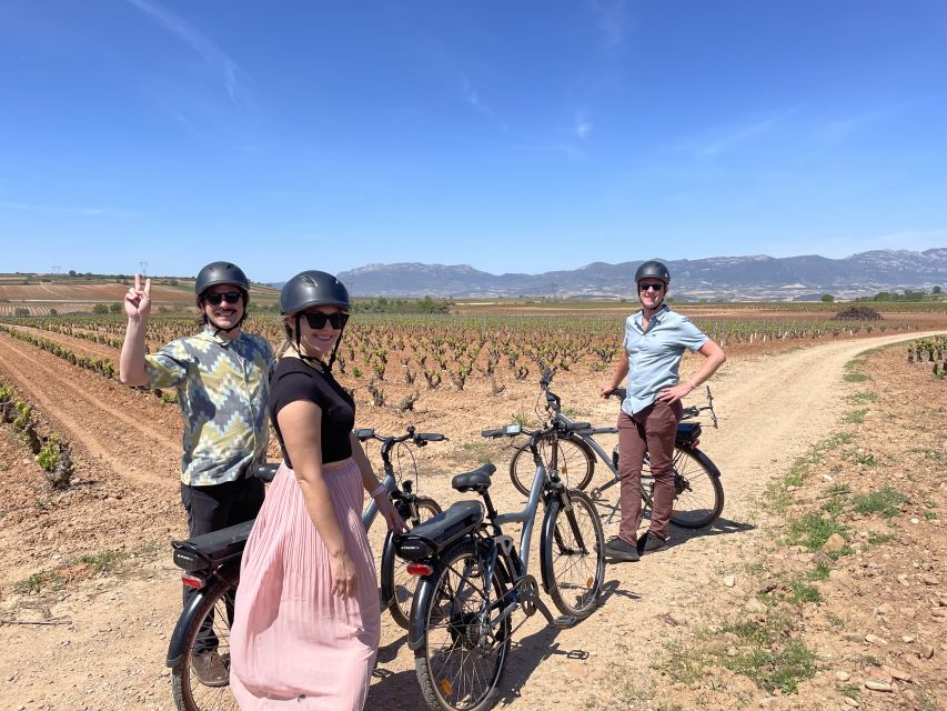 From Bilbao: La Rioja Wine Tour by E-Bike With Wine Tastings - Winery Visits and Tastings