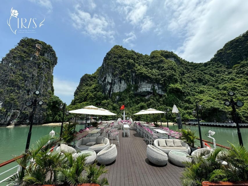 From Ha Long: Ha Long Dinner on Cruise - Scenic Limestone Mountains