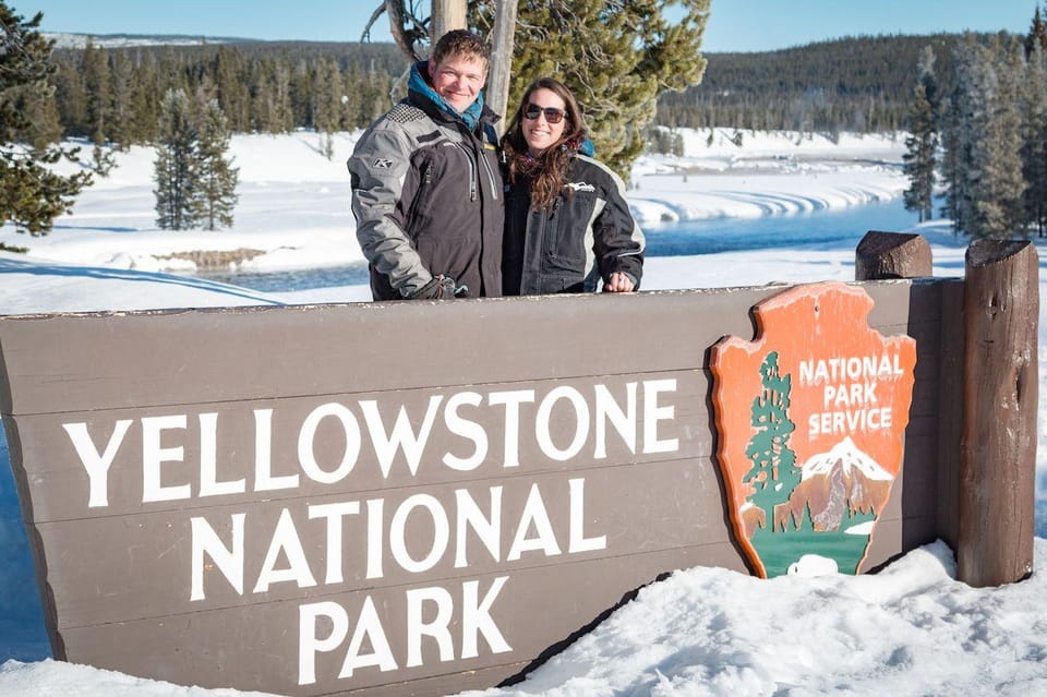 From Jackson: Yellowstone Grand Canyon Snowmobile Tour - Wildlife Sightings