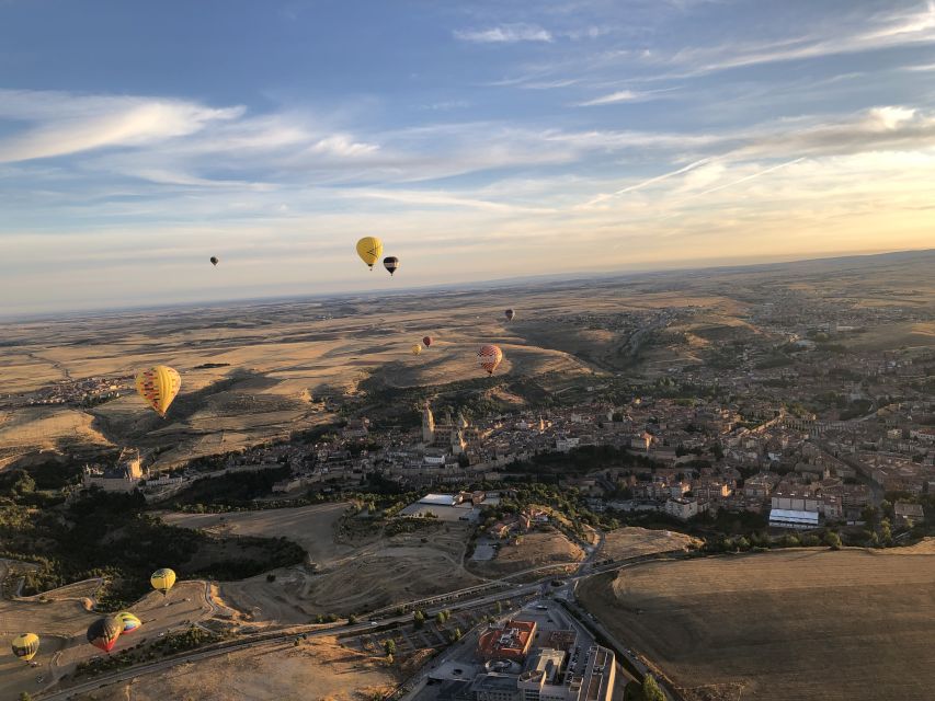 From Madrid: Hot Air Balloon Over Segovia With Transfer - Champagne Celebration