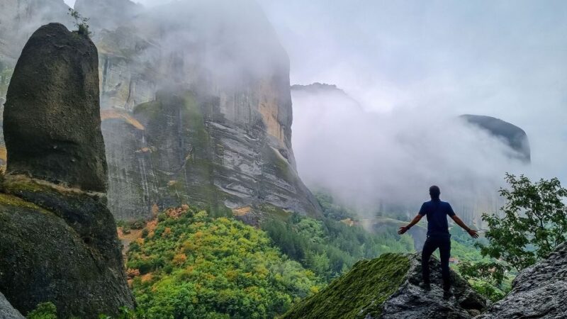 From Meteora: Hidden Hermit Caves Sunset Hiking Tour - Location and Duration