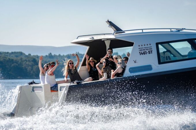 From Split: Blue Cave and Hvar by Luxury Boat - Blue Cave and Swimming
