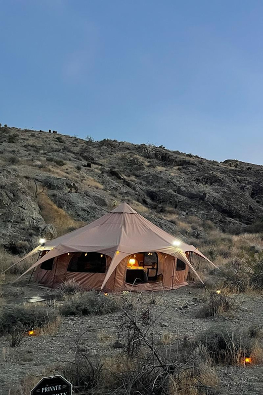 Glamping in Las Vegas Queen Suite Tent - Transportation and Services