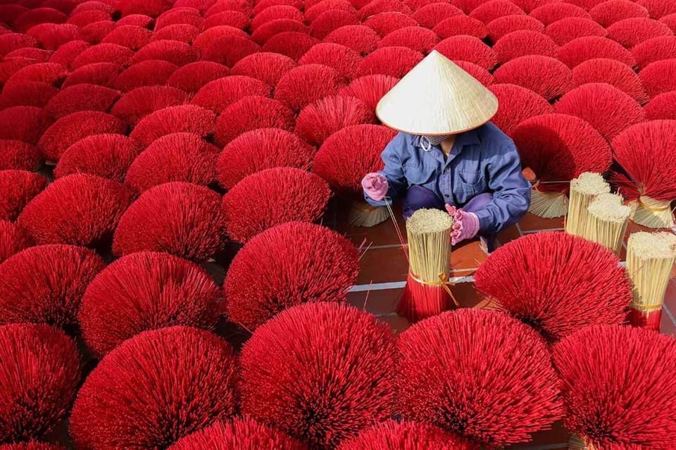 Hanoi: Guided Half-Day Incense & Hat-Making Tour Group Of 9 - Customer Reviews