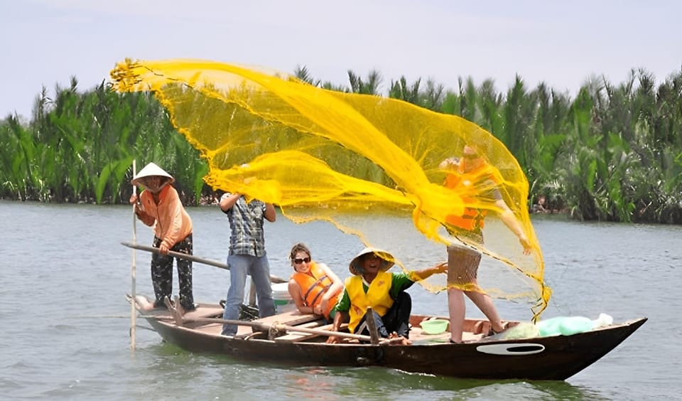 Hoi An: CUA DAI Fishing Village, Coconut Forest Basket Boat. - Hands-on Fishing and Music