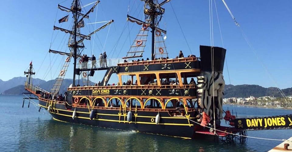 Icmeler Pirate Boat Trip, Lunch, Unlimited Drinks Foam Party - Booking Information