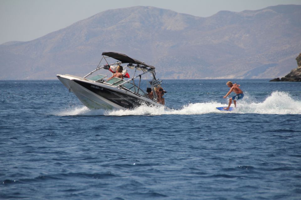 Ios Island: Speedboat Cruise From Mylopotas Beach - Relaxing at Secluded Beaches