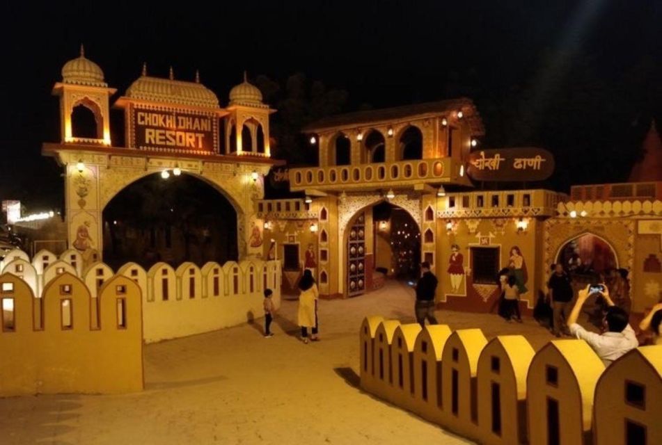 Jaipur Evening Tour Chokhi Dhani Village Culture With Dinner - Frequently Asked Questions