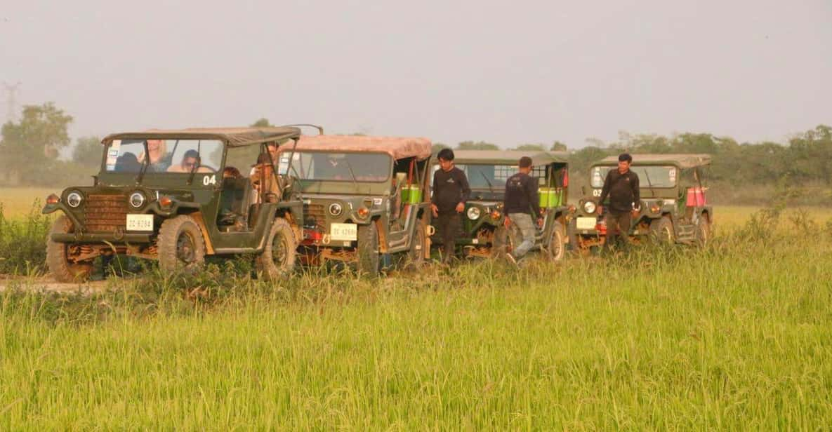 Jeep Countryside Sunset Rice Field - Transportation Details