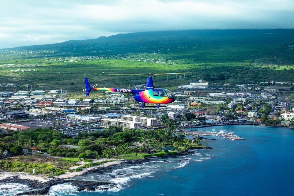 Kailua-Kona: Coastal Scenic Doors On/Off Helicopter Tour - Accessible Options for Guests