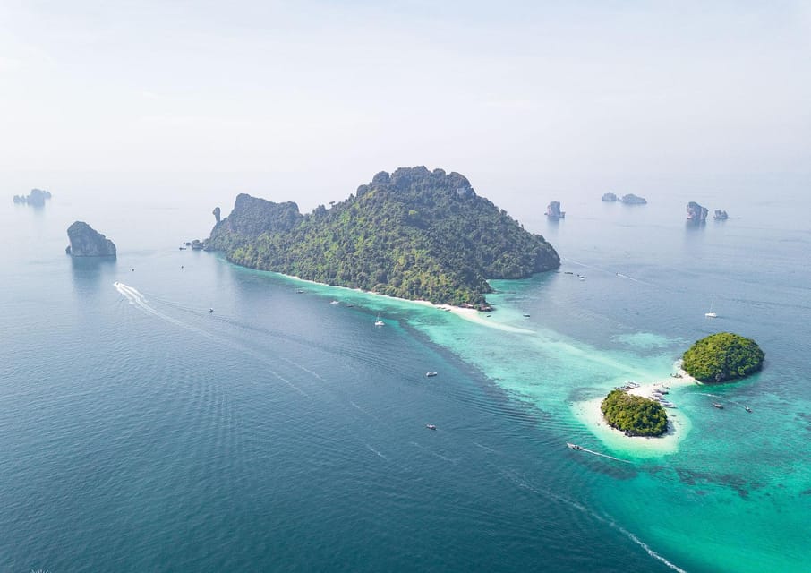 Krabi: 4 Islands & Thale Waeks Sandbar Tour By Speedboat - Tour Duration and Language