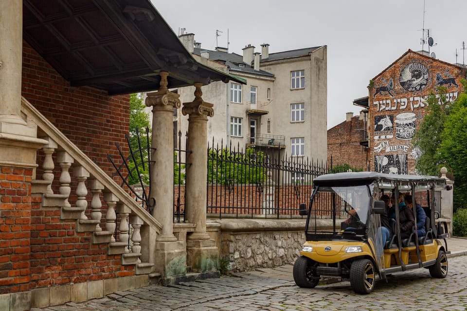 Krakows Kazimierz by Golf Cart & Schindlers Factory Tour - Booking and Cancellation Policies