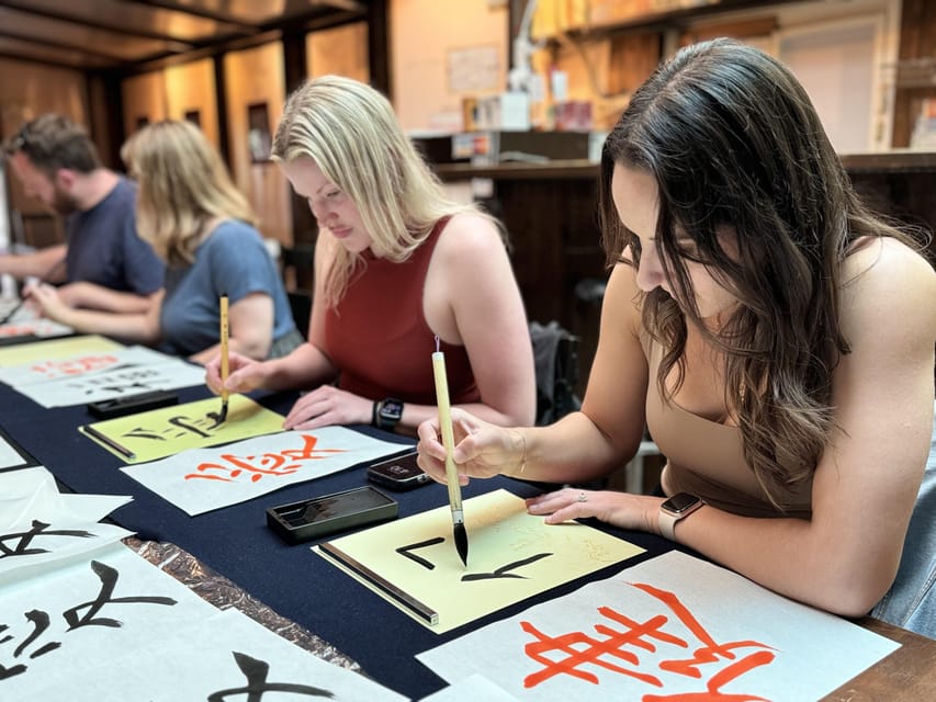 Kyoto: Japanese Calligraphy Workshop - How to Reserve