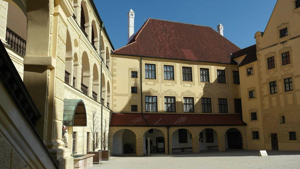 Landshut and Trausnitz Castle Private Guided Walking Tour - The Sphere by Fritz Koenig