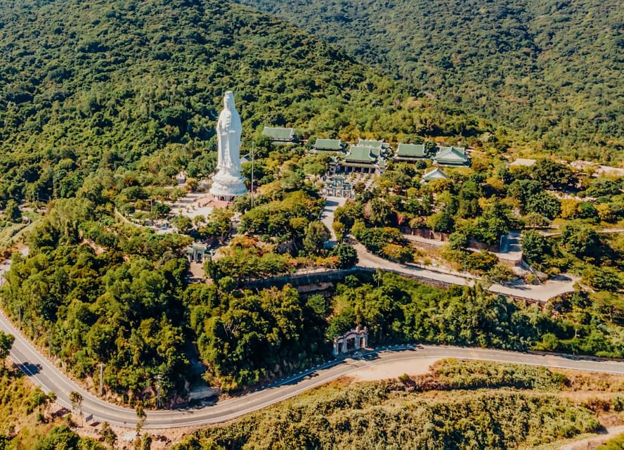 Morning: Marble Mountains - Monkey Mountain - Lady Buddha - Meeting Point and Transportation