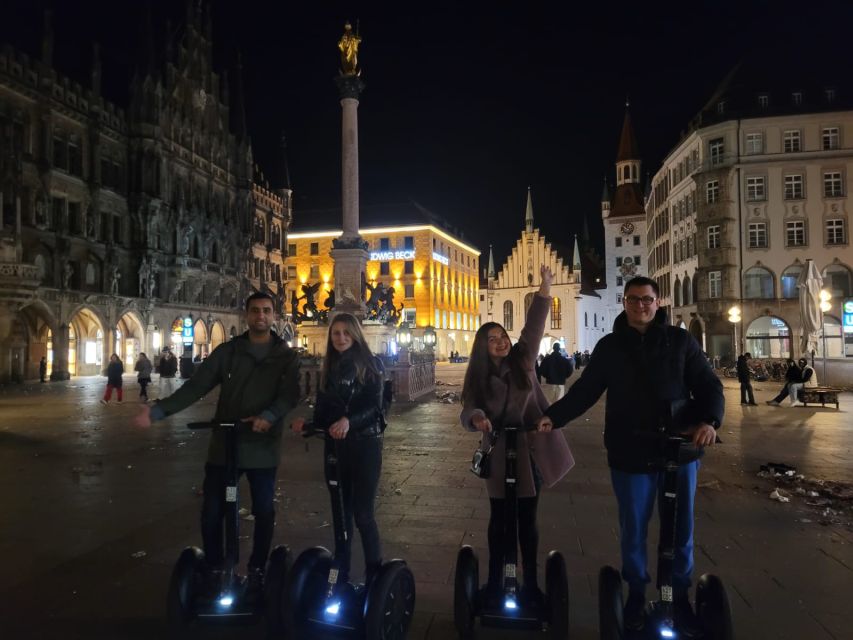 Munich: Guided City Highlights Night Tour by Segway - Tour Duration and Schedule