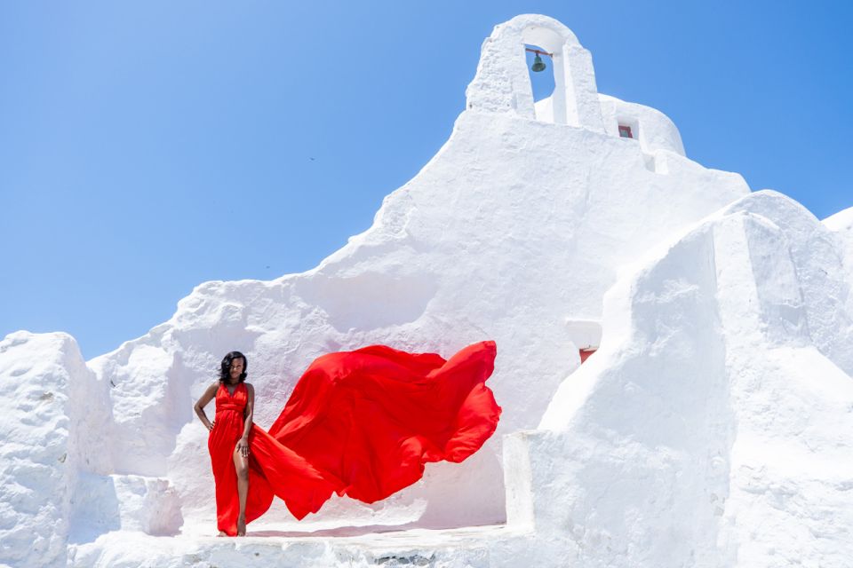 Mykonos: Flying Dress Photoshoot - Tips for a Great Experience