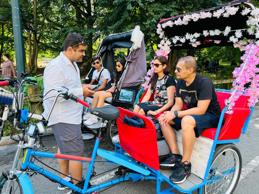 Nyc: Central Park Guided Pedicab Tour - Language Options