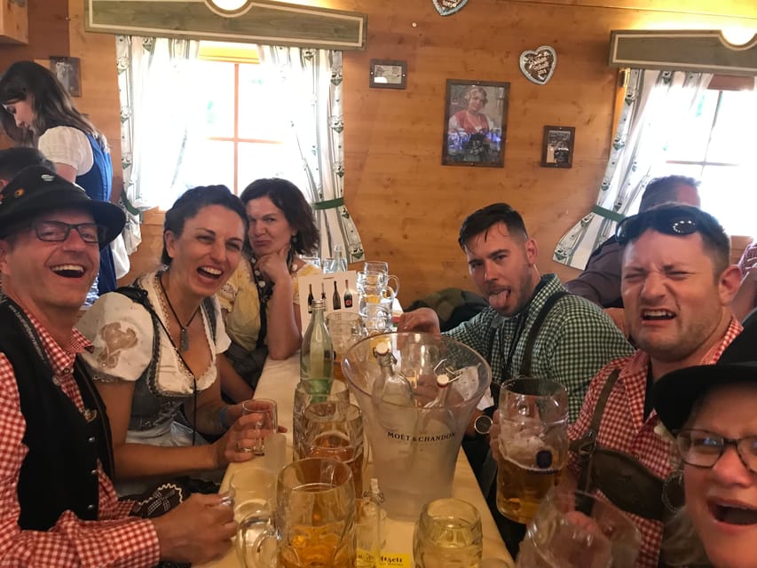 Oktoberfest Evening Table at a Major Tent With Tour - Security and Behavior