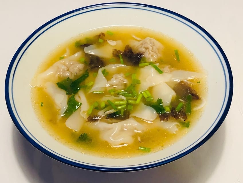 Online Cooking Class Wonton Soup by Chef Sunflower Li - Program Details