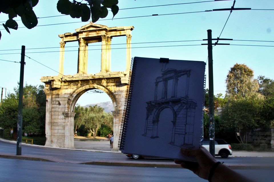 Outdoor Drawing Class in the Old Center of Athens - Meeting Point