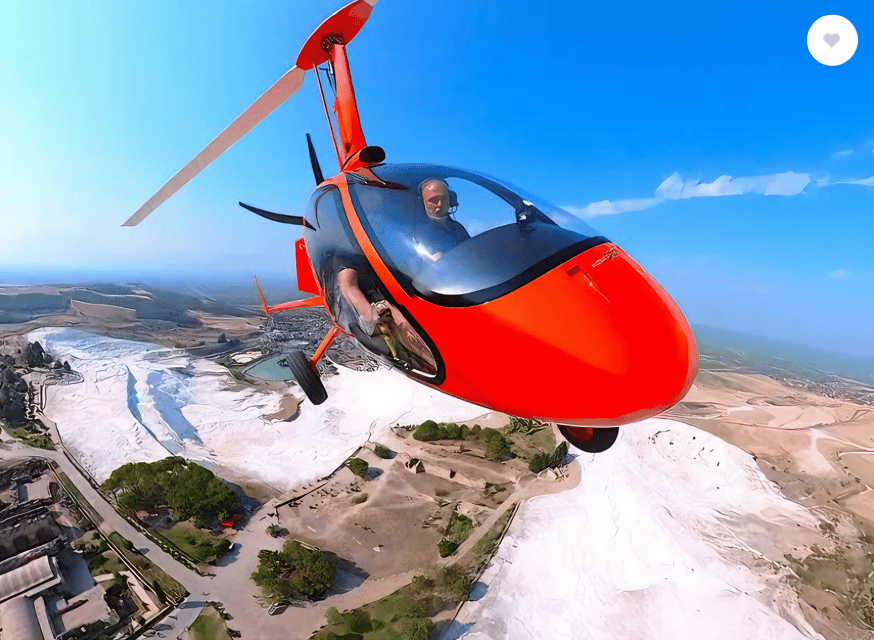 Pamukkale Gyrocopter Flight : Unique Views in the Air - Capturing Aerial Memories