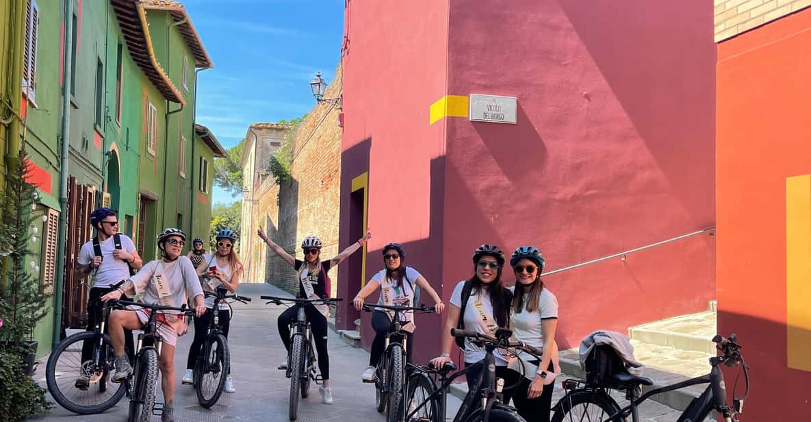 Peccioli: Bachelorette Party on Bicycle in Tuscany - Customization Options for Itinerary