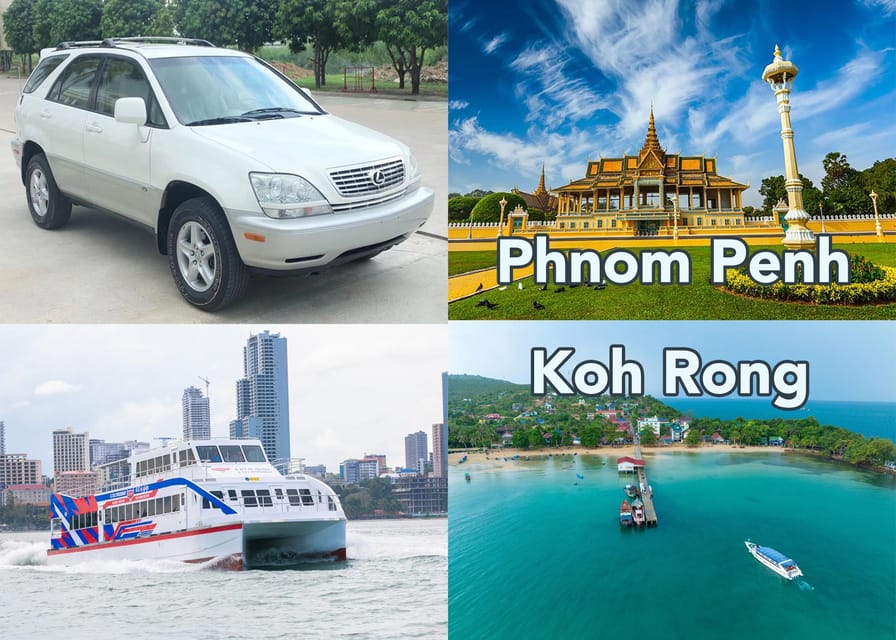 Phnom Penh To/From Koh Rong Island Private Car & Ferry Boat - Ferry Options