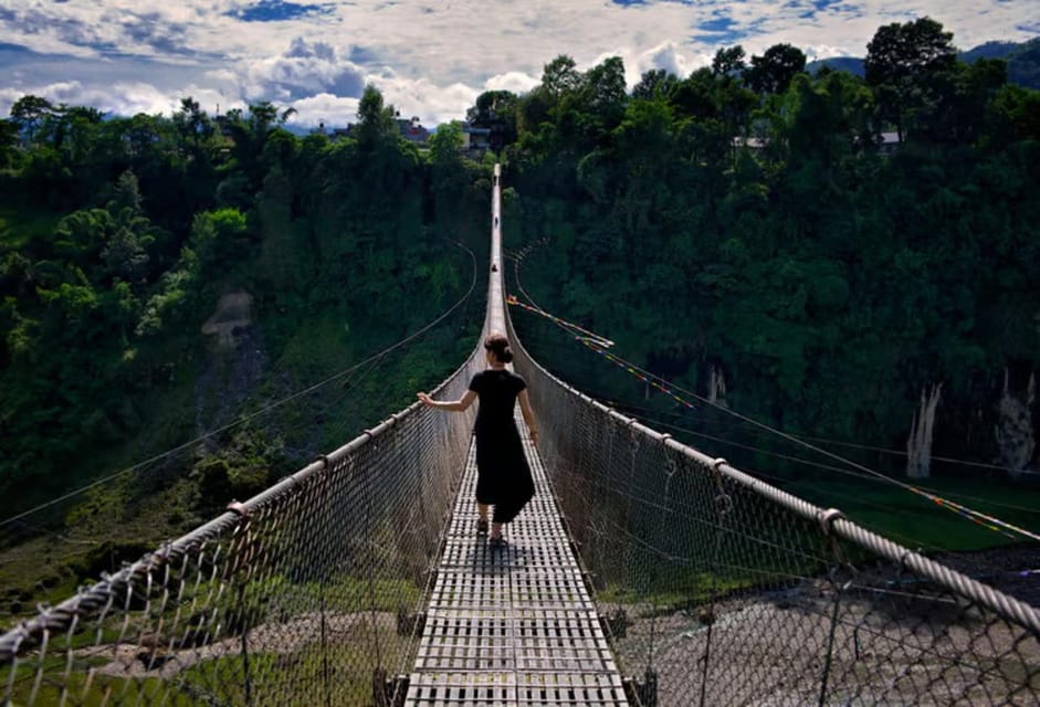 Pokhara : Long Suspension Bridge Private Tour of Kushma - Local Cuisine Tasting