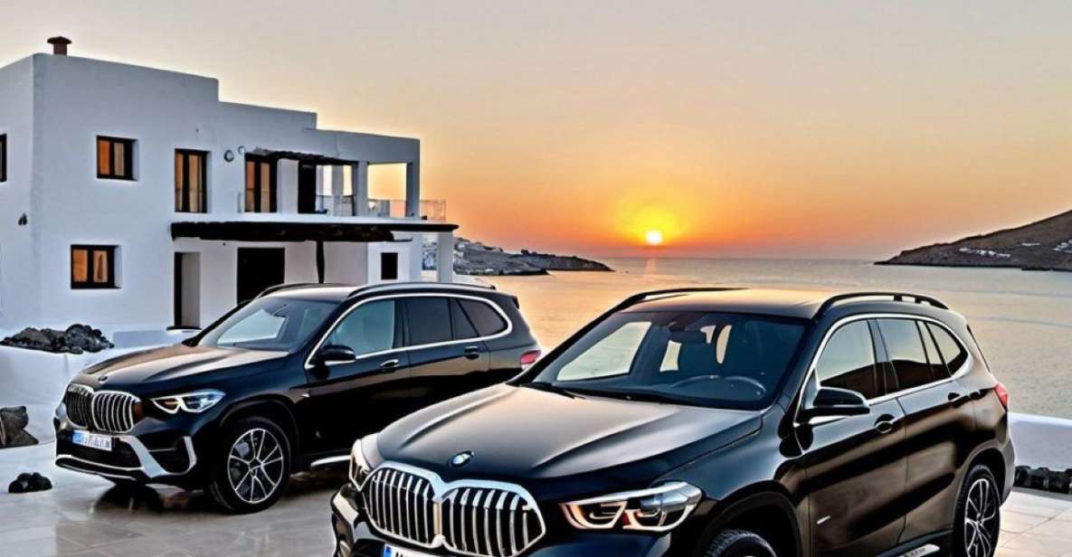 Private Transfer Mykonos:Hotel/Villa Dropoff to Aiport/Port - Comfortable and Stress-Free Travel