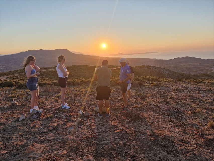 Rethymo: Landrover Safari Sunset Tour With Dinner and Drink - Cretan Cuisine and Scenery