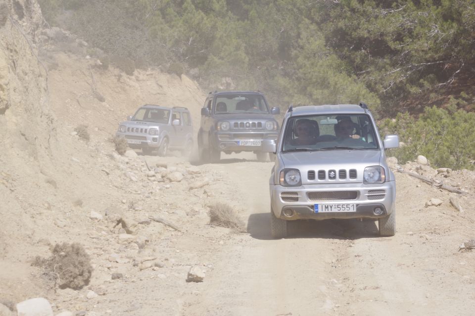 Rhodes: 4x4 Self-Drive Jeep Tour With Pickup in the North - Safety Considerations