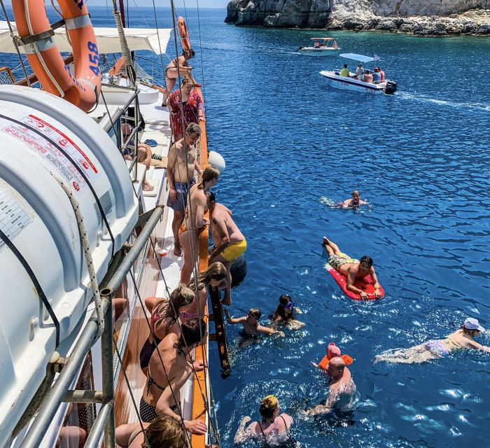 Rhodes: Cruise With 3 Stops, Lunch and Unlimited Drinks - Availability and Booking